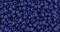 Toho 11/0 Round Japanese Seed Bead, #2607F, Semi-Glazed Midnight Blue
